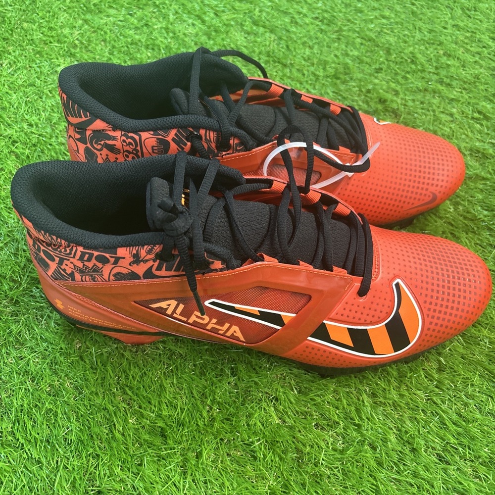 Nike Alpha Menace 4 Pro "Picante Red Black" Red Black FQ3984-600 Men's Size 15‎
